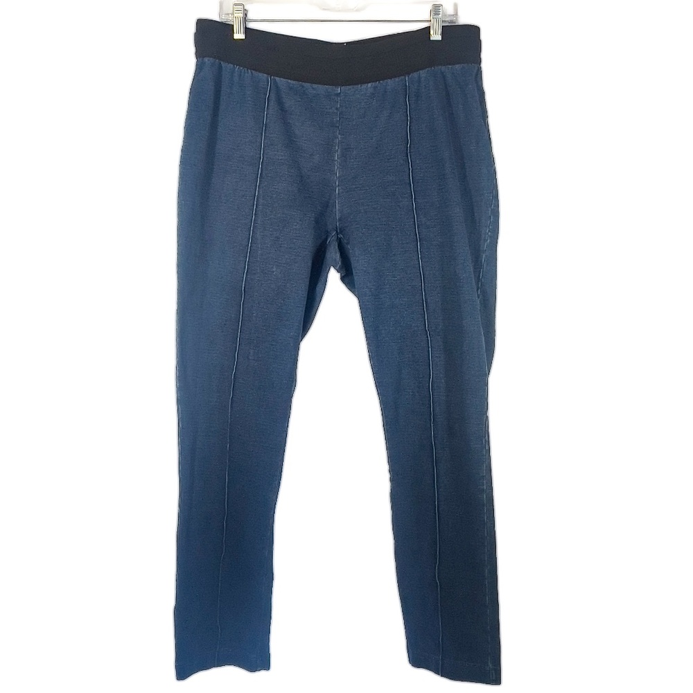 Elastic Waist Stretch Knit Skinny Jeans